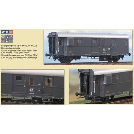 Post-Gepäckwagen Typ 1954 FS 