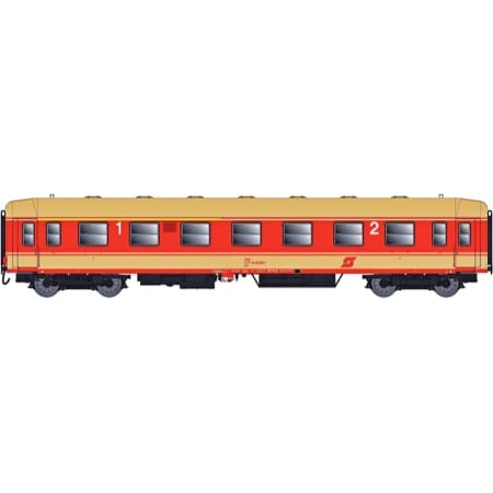 Pers.wg.Typ AB4üh, Öbb in Jaffa-Lack. 