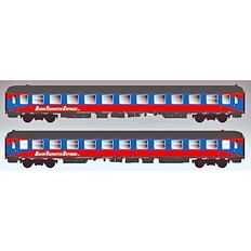 Set mit 2 Liegwagen Bauart 248.1, BTE 