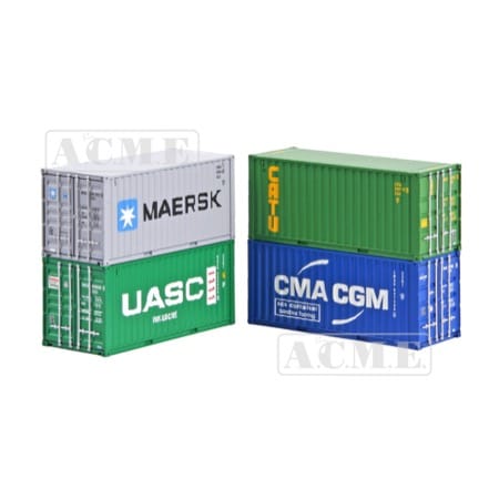 Cont.Set  4-tl. CATU,MAERSK,CMA,CGM 