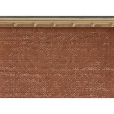 Seitenwand aus Backstein 