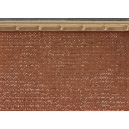 Seitenwand aus Backstein 
