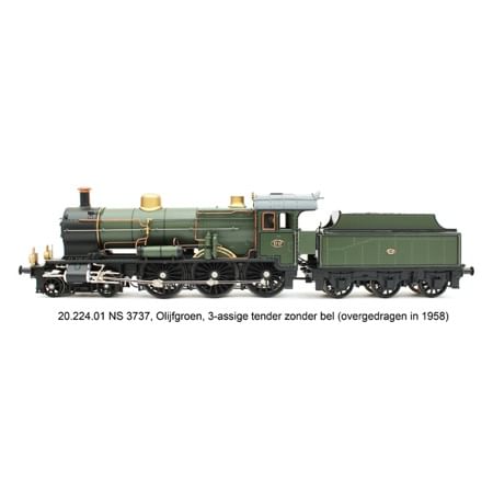 Dutch Steam Locomotive NS 3737, digital w. Sound DC 