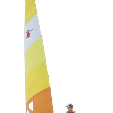 Sailing Boat Laser sailing + figure 