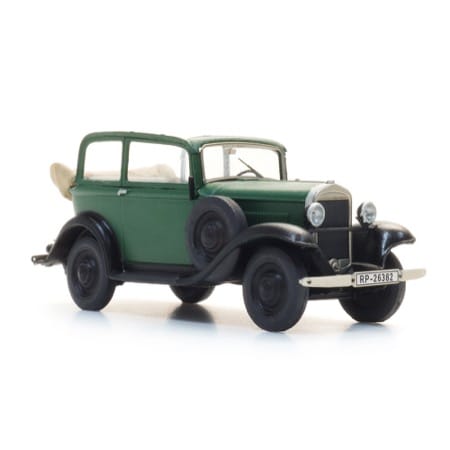 Opel 1.2l Dach offen, groen 