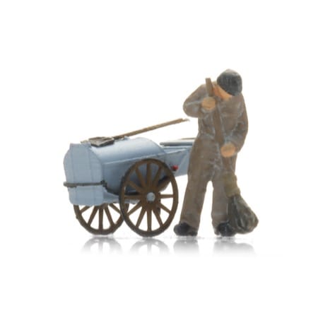 Streetsweeper with dustcart 