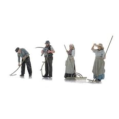 Hay making with scythe (4x) 