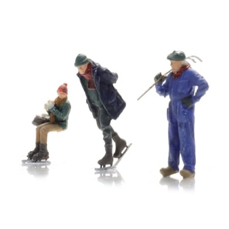 Holländische Eislaufszene 