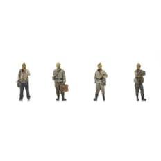 Miners at the end of the shift 