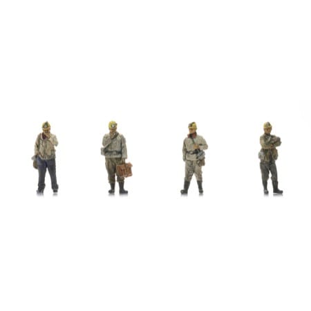 Miners at the end of the shift 