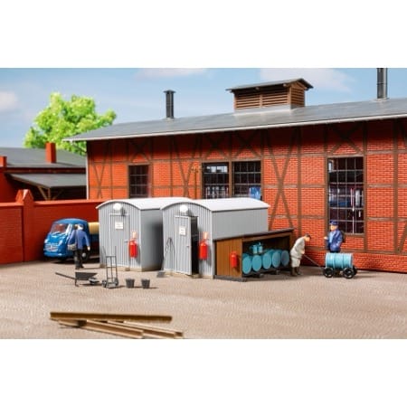 Wellblechschuppen Öllager 