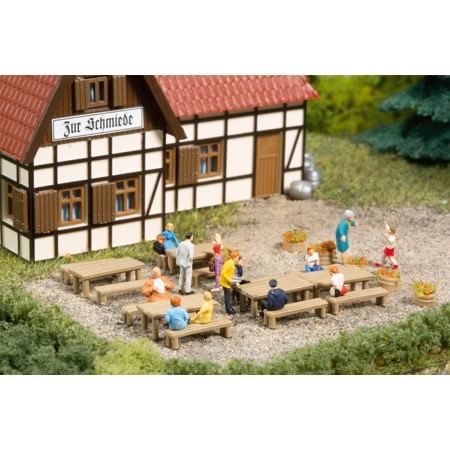 Benches, tables 