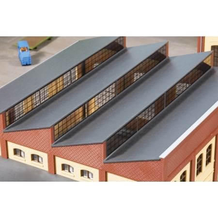 Tagkonstruktion - røde sten sort tag 