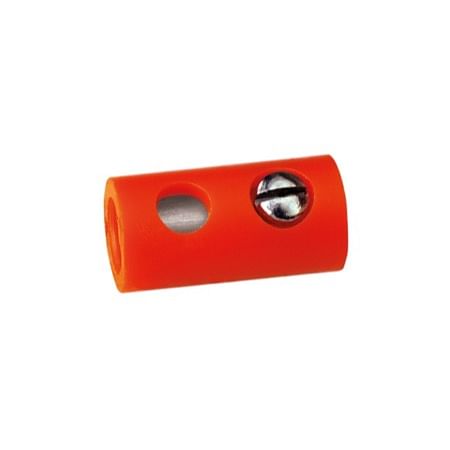 Muffe, orange, 2,5 mm 10 stk. 