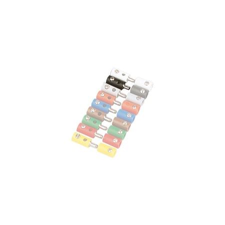 Mini stik, sort, 2,5 mm 10 stk. 