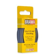 Ledning 0,14 mm², 10 m - Grå 