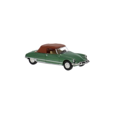 Brekina, Citroen DS 19 Cabriolet, grÃ¼n, 1963, 1:87 
