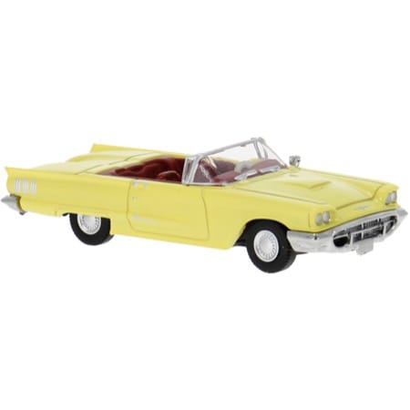 Brekina, Ford Thunderbird Cabriolet, hellgelb, 1960, 1:87 