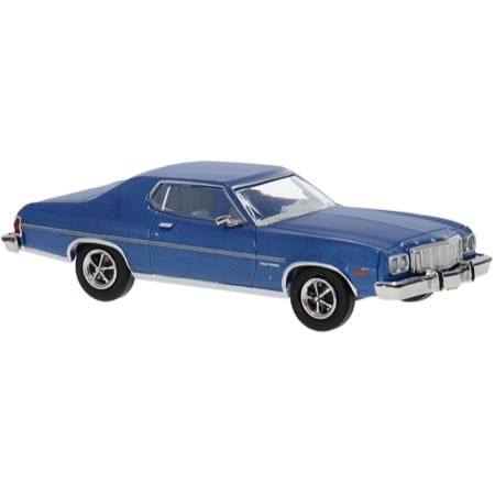 Brekina, Ford Gran Torino, blau, 1976, 1:87 