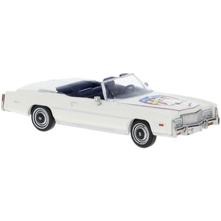 Brekina, Cadillac Eldorado Convertible, weiss, 1976, American Eagle, 1:87 