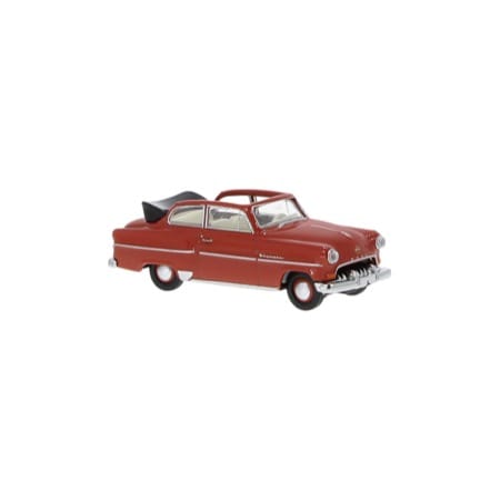 Brekina, Opel Olympia Cabrio, hellrot, 1954, 1:87 