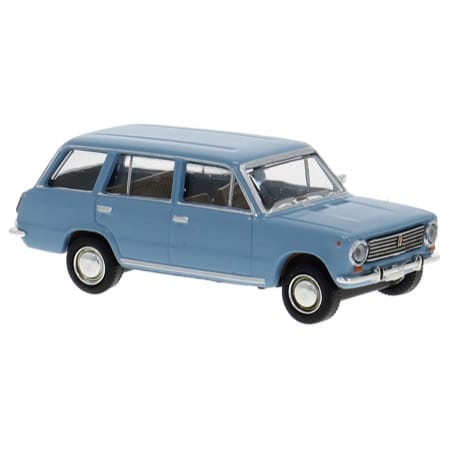 Brekina, Fiat 124 Familiare, hellblau, 1966, 1:87 