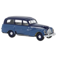 Brekina, EMW 340 Kombi, dunkelblau/blau, 1950, 1:87 