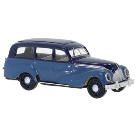 Brekina, EMW 340 Kombi, dunkelblau/blau, 1950, 1:87 