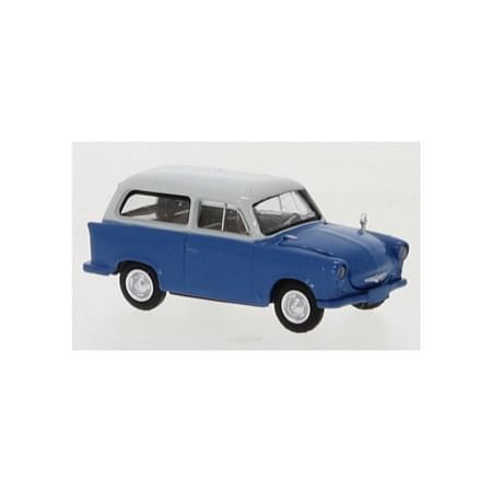 Trabant P 50 Kombi blau, hellgrau 