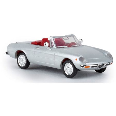 Alfa Romeo Spider 2000 sølv 