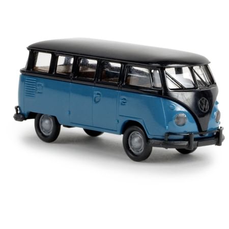 VW Mindersamba T1b "Economy" seeblau/schwarz  