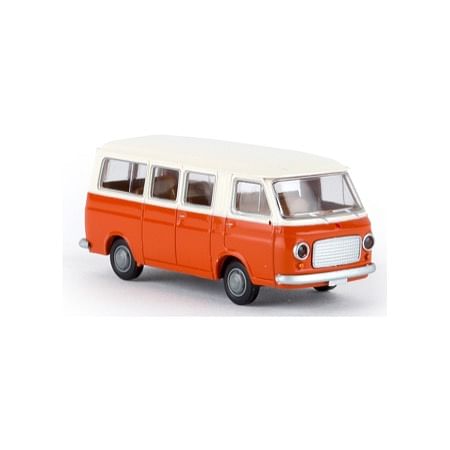 Fiat 238 bus, hvid/orange 