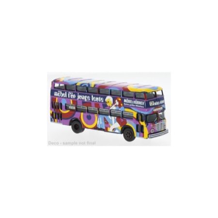 Büssing D2U Doppeldecker Pop-Bus 1960, BVG - Möbel Hübner,  