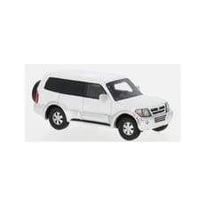 BoS-Models, Mitsubishi Pajero, weiss, 2003, 1:87 