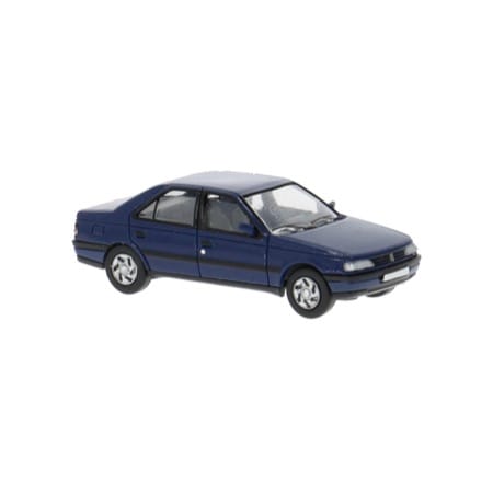 PCX87, Peugeot 405, dunkelblau, 1987, 1:87 