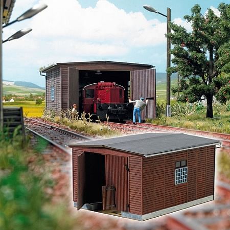 Locomotive shed 