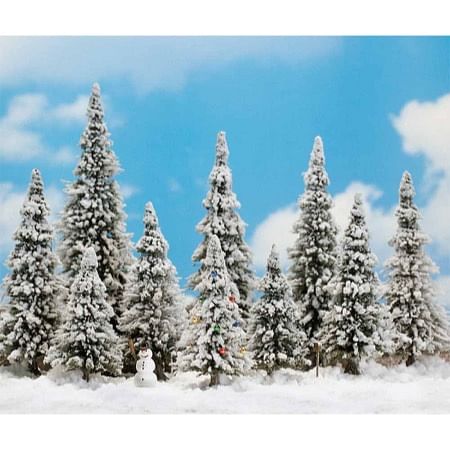 Snedækkede træer - 10 styk 