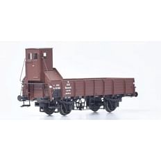 DSB PFR 15 021, brun, bremsehus, 8 bremseklodser, T-mærket, ca 1951-56 