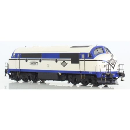 Tågkraft TMX 1009 (Blå/hvid), DC, LokSound DC