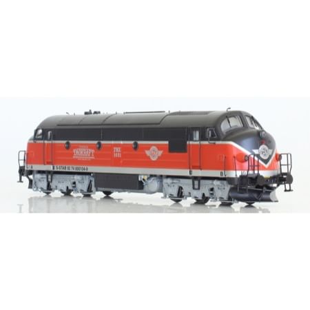 Tågkraft TMX 1021 (sort/orange), DC, LokSound DC