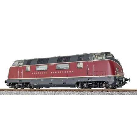 Diesellok, H0, V200.0, V200 014 DB, altrot, Ep III, Vorbildzustand um 1957, Sound+Rauch, DC/AC 