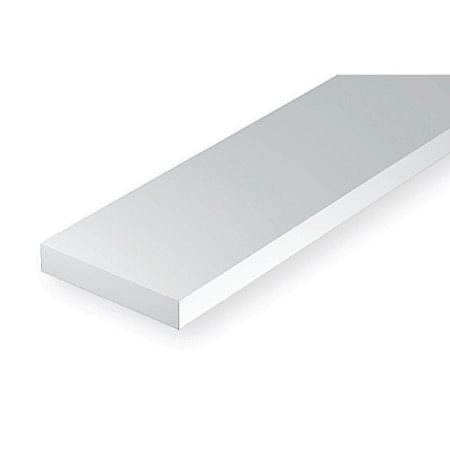 Hvid liste, 1,1x1,1 mm.  