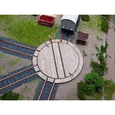 Small wagon turntable with servo drive 