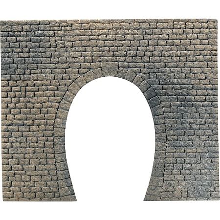 Decorative sheet tunnel portal, Natural cut 