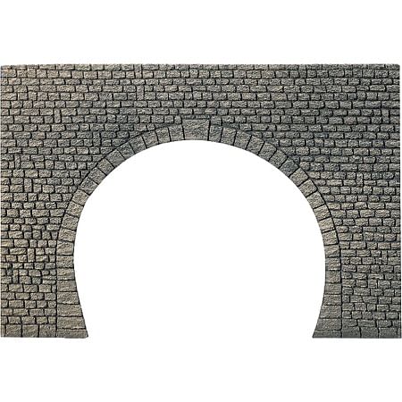 Decorative sheet tunnel portal, Natural cut 