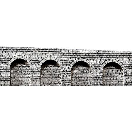 Decorative sheet arcades, Natural stone ashlars 