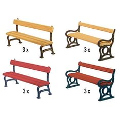 12 Park benches 