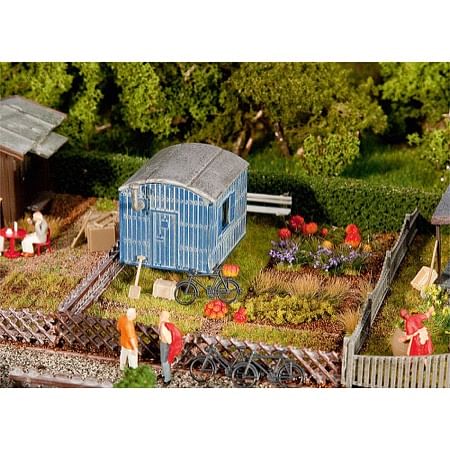 Allotments with contractor\'s trailer 