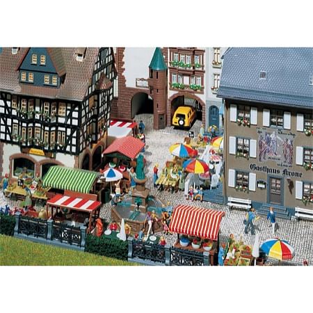 Market stands and carts 