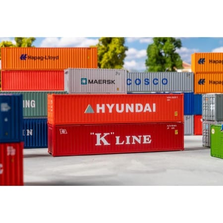 40\' Container K-LINE und HYUNDAI 